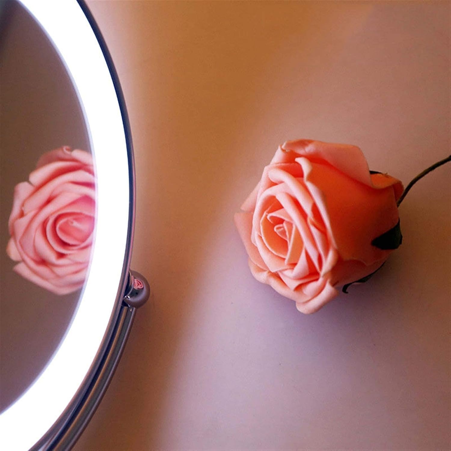 Makeup 360-degree Extendable Vanity Mirror Black