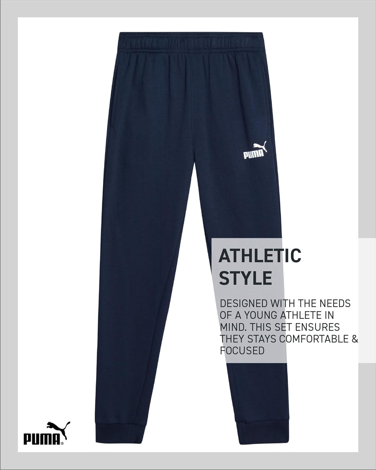 PUMA BoysATHLETIC Jogger Set Fleece Pullover Sweatpants 8-16