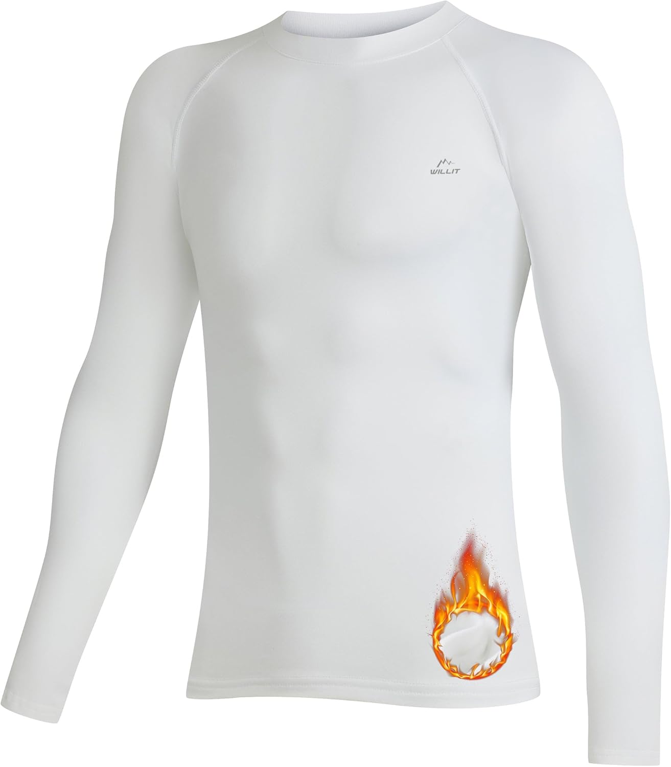 Willit Youth Compression Thermal Fleece Shirts
