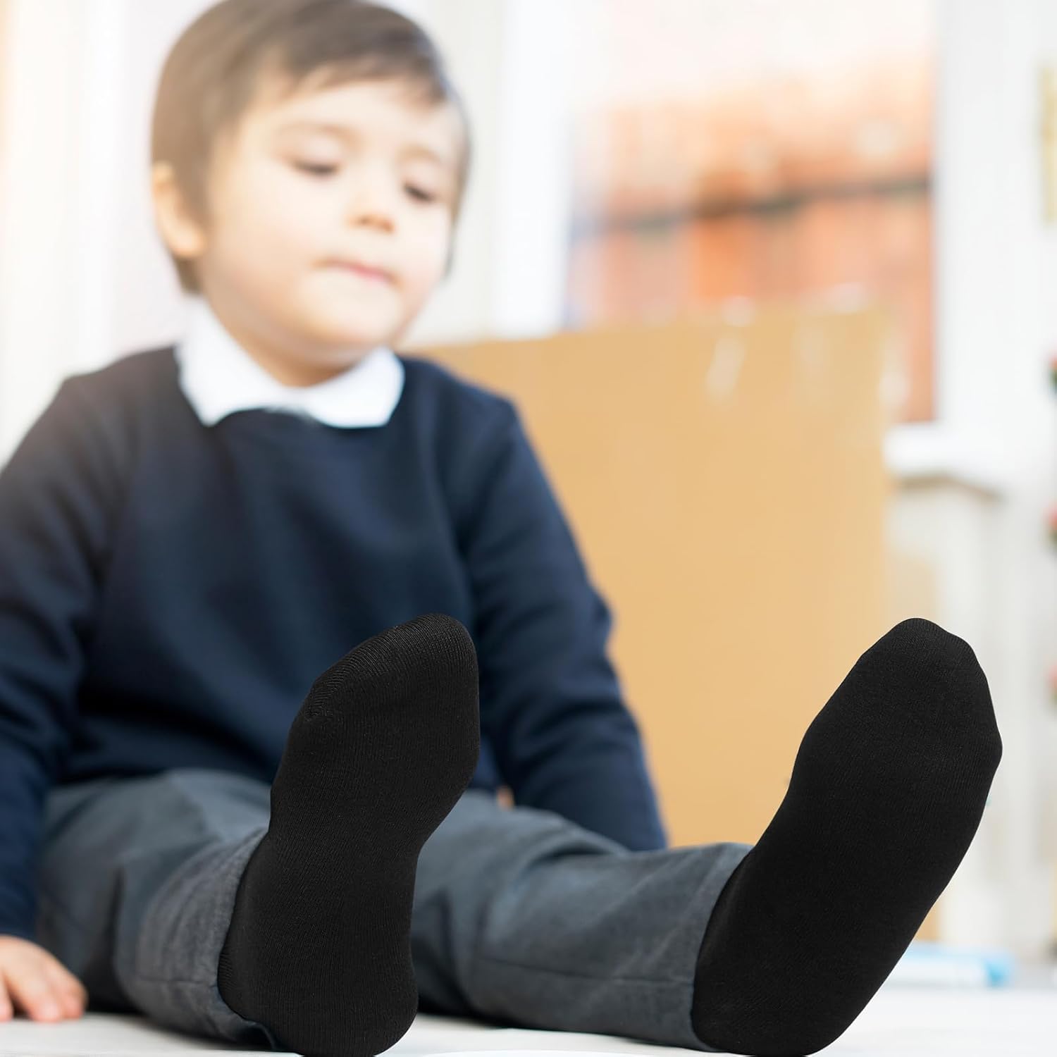 Cooraby 15-Pair Kids Low-Cut Ankle Socks
