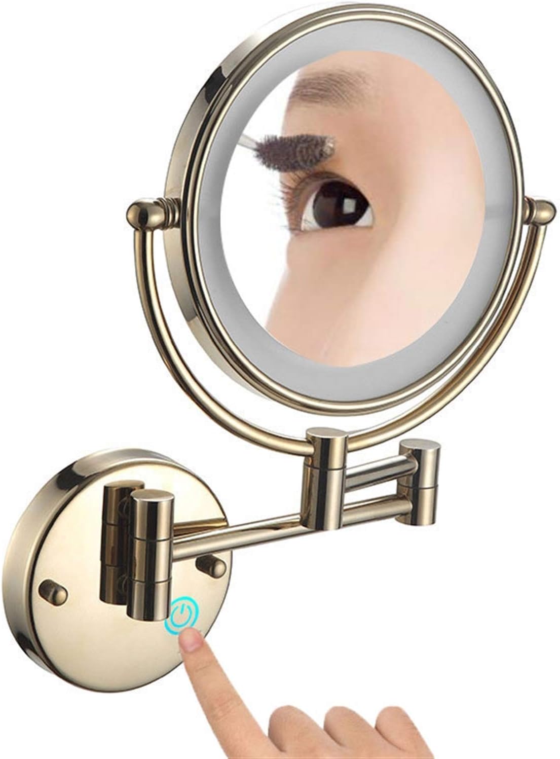 Durable 360-Mirror Vanity for Shaving Makeup