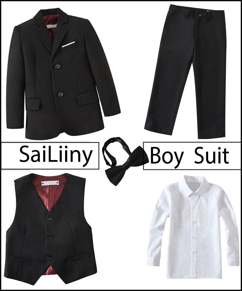Luxury 5-Piece Suit Set for Boys