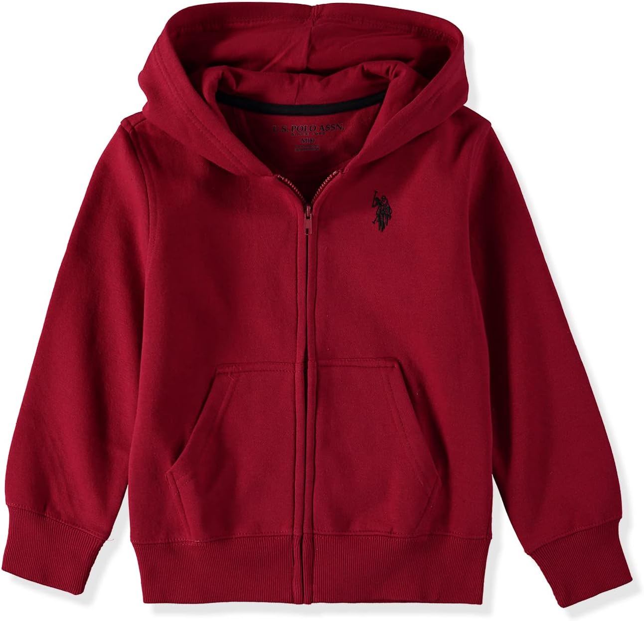 US Polo Assn Boys Zip Front Hoodie