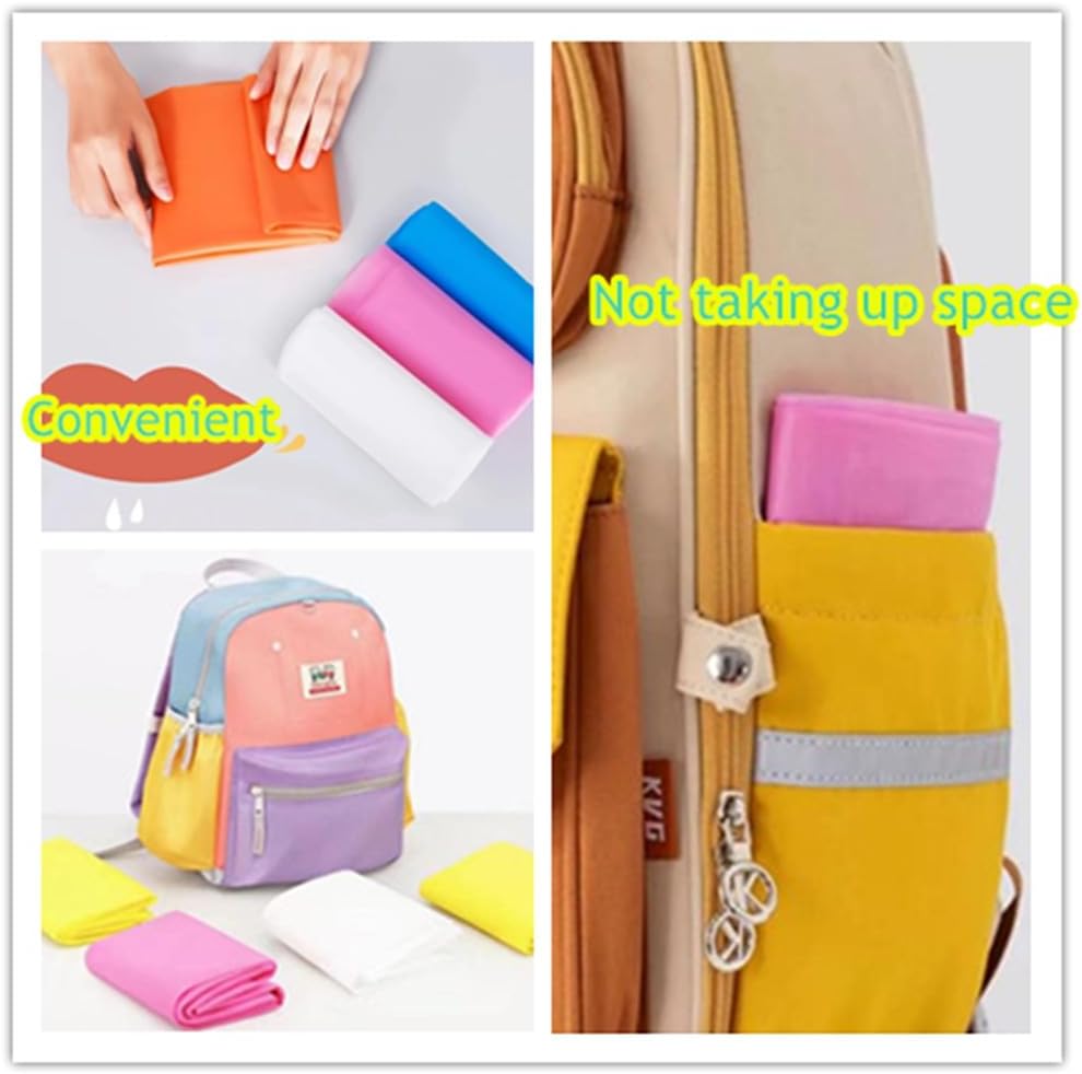 2-Piece Waterproof EVA Raincoats for Kids Reusable Ponchos Best for Outdoors Secure Fit Soft Durable