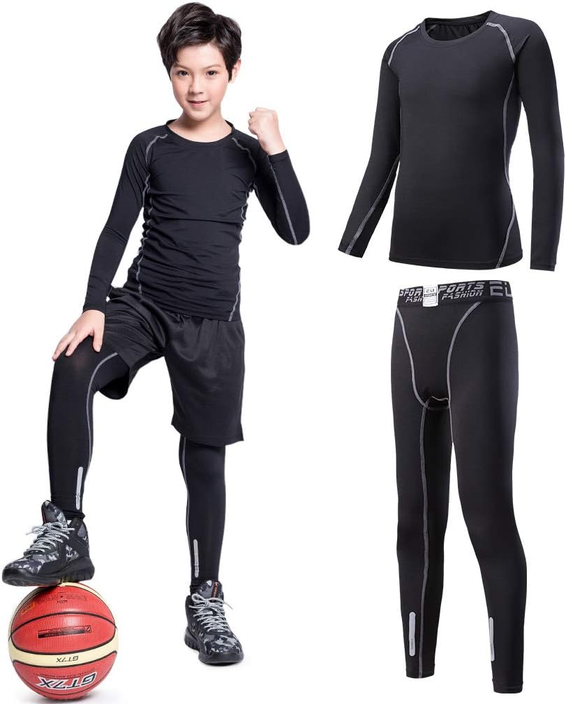 234 Pcs Boys Girls Compression Base Layer Set