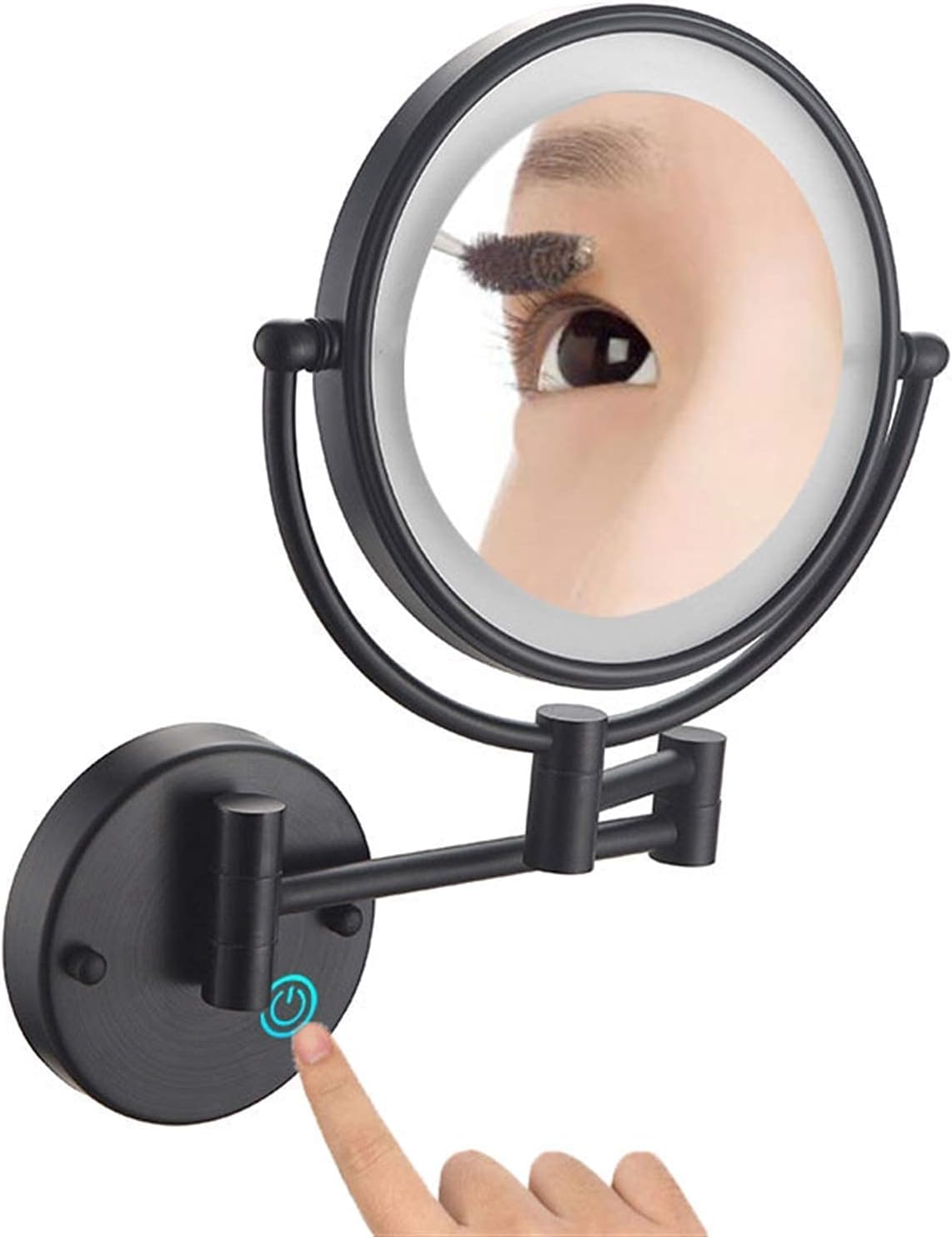 Makeup Mirror WallMounted 360 Degree Rotating Vanity 7X Magnification