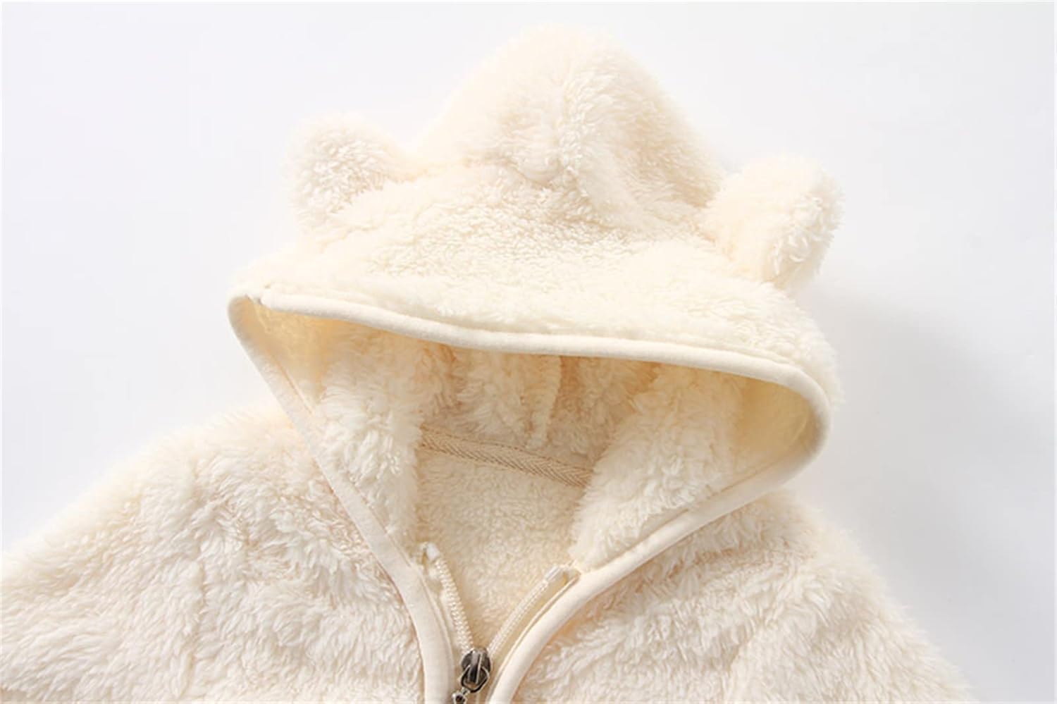 Bear Ear Winter Coats for Babies Soft Warm 2Pcs Set
