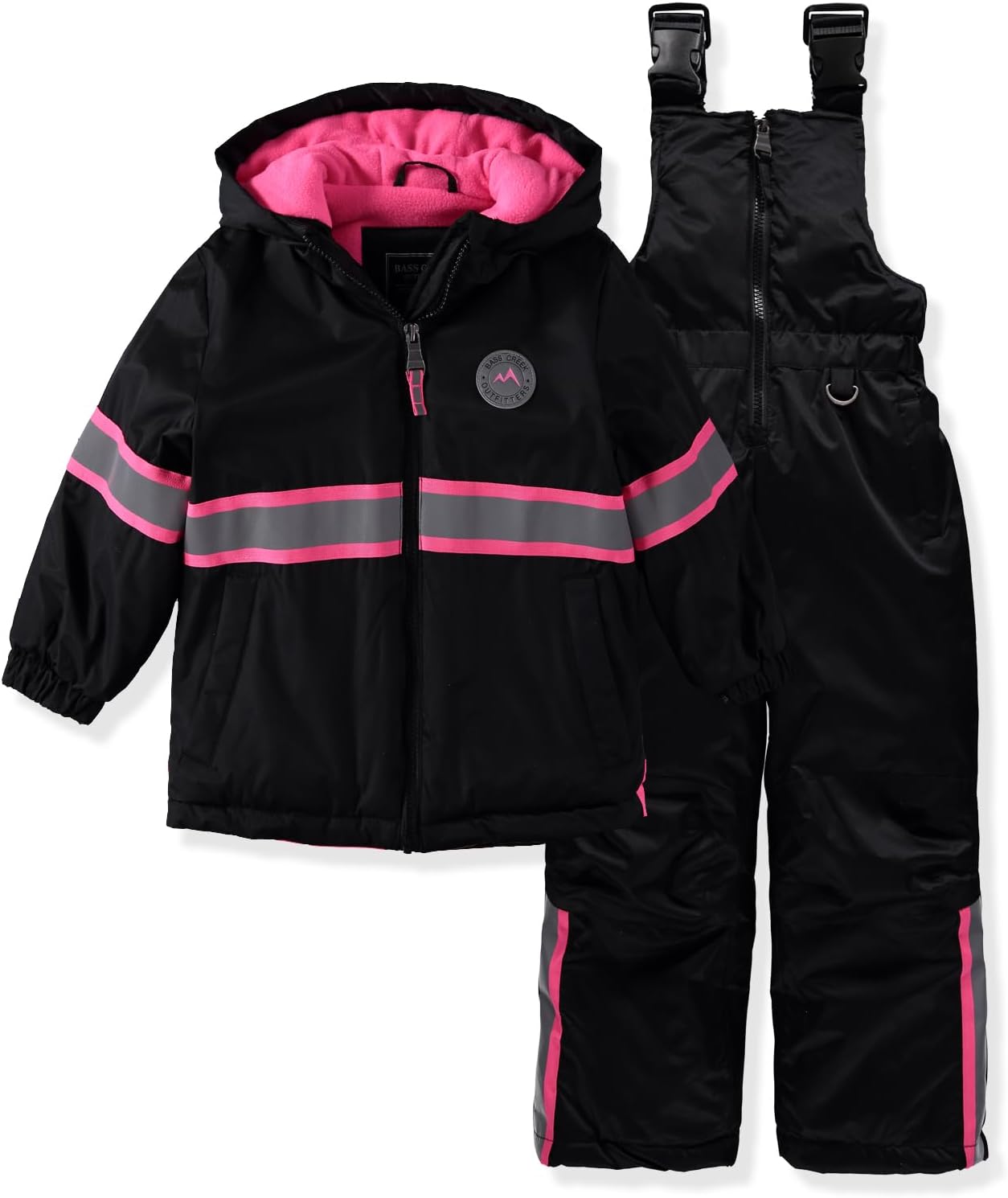 Bass Creek Outfitters - High Visibility 2-Piece Snow Suit and Bib for Kids
