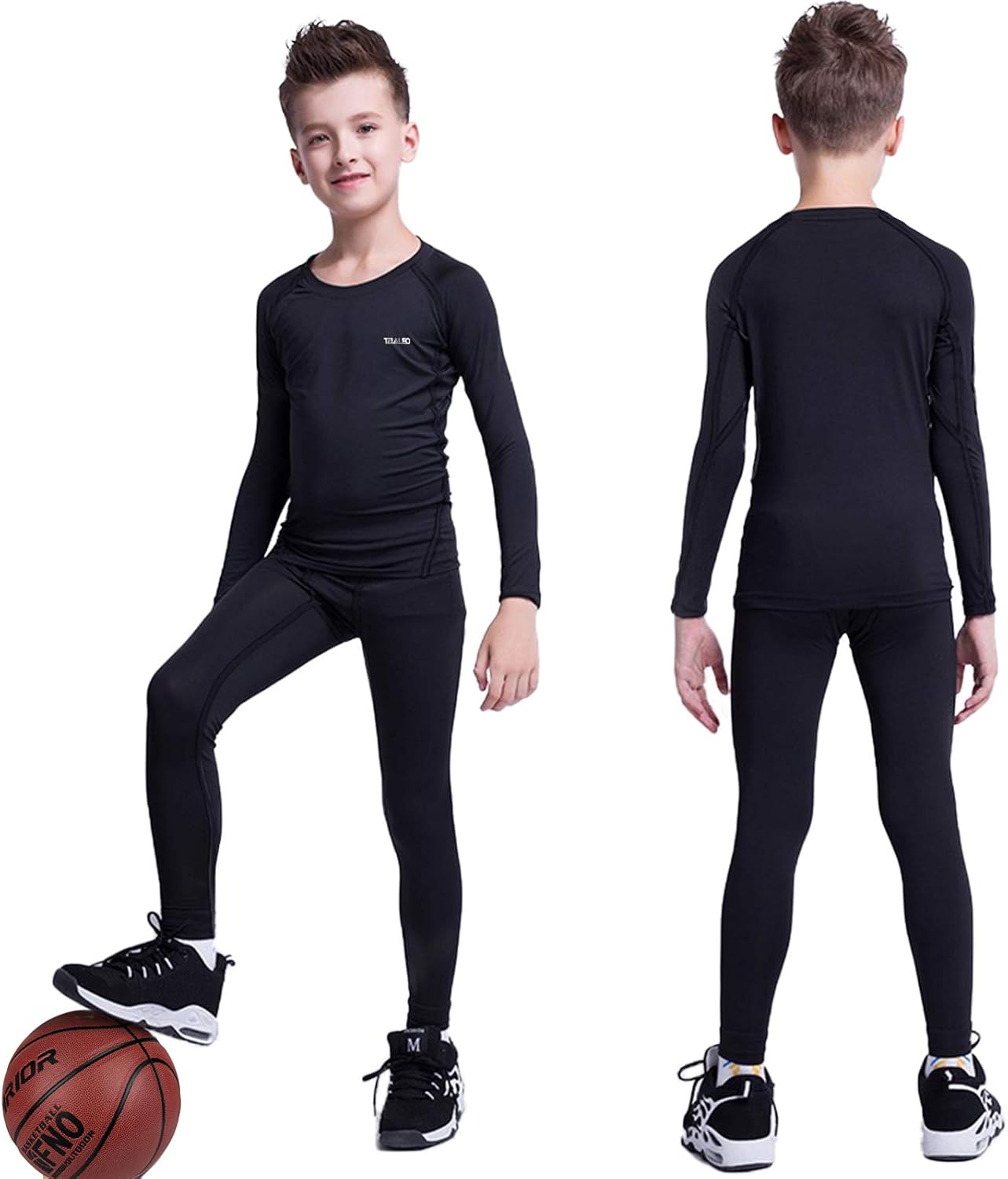 Fleece Shooter Compression Scholarship for Youth Boys Girls Thermal Base Layer athletic