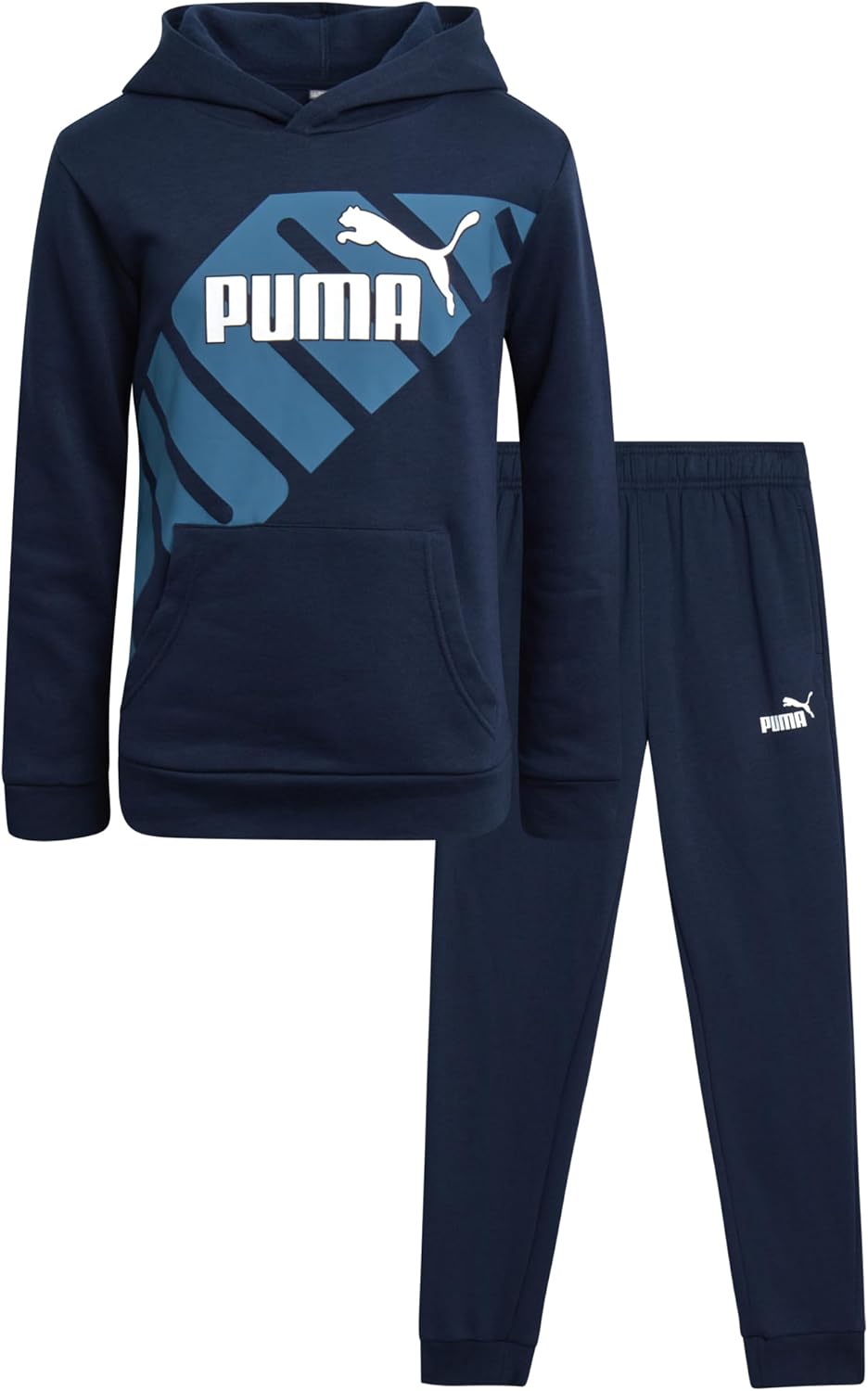 PUMA BoysATHLETIC Jogger Set Fleece Pullover Sweatpants 8-16
