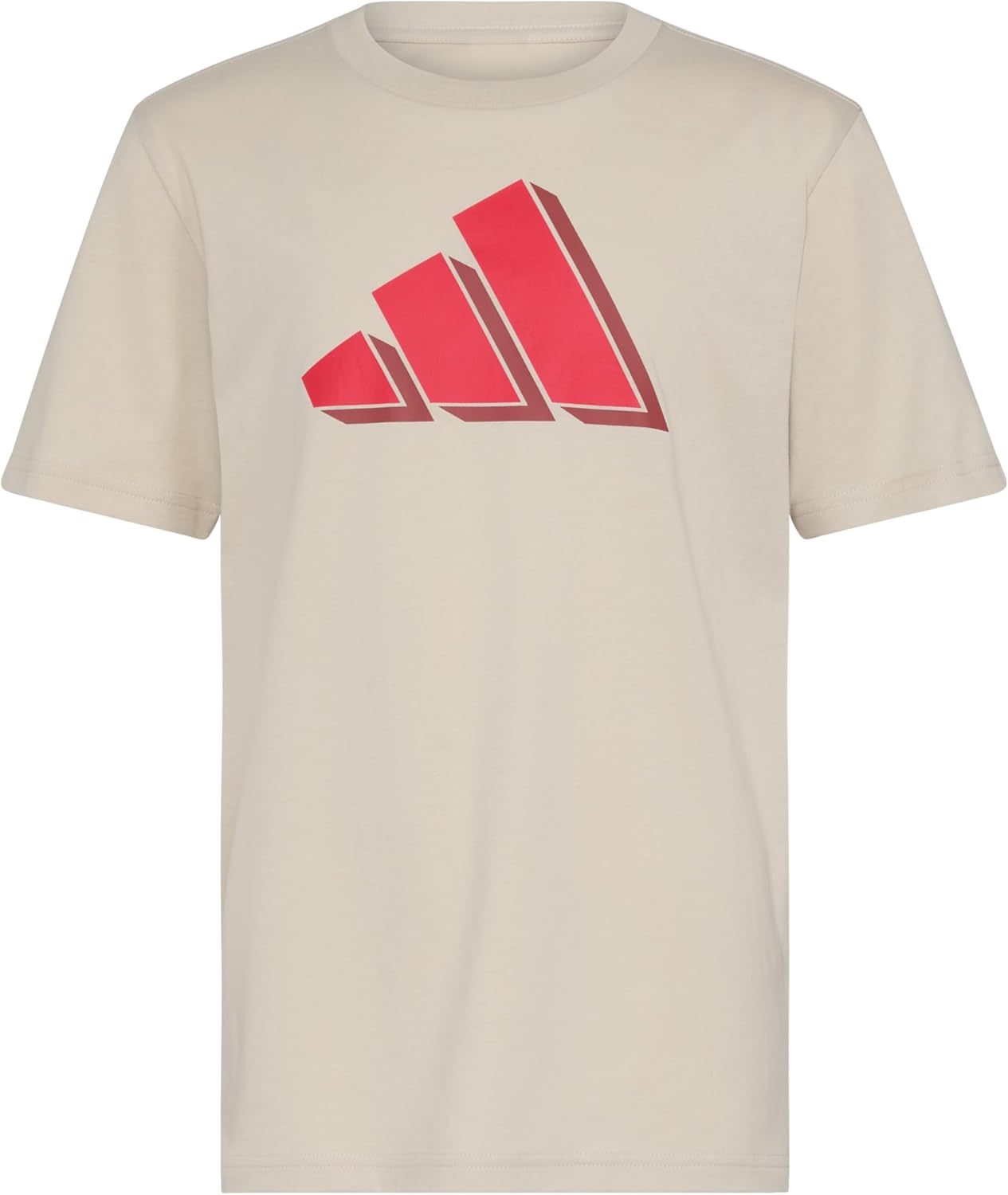 adidas Boys Short Sleeve Big Logo Graphic Tee