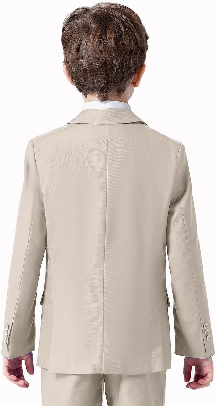 SaiLiiny - Blazer for BoysSlim Fit Formal Jacket with Lapel