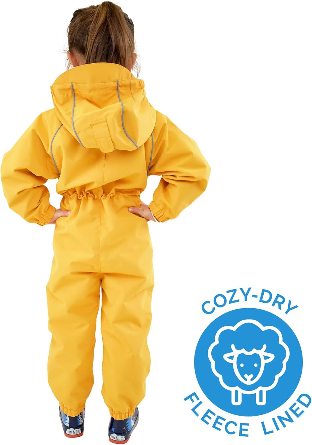 JAN JUL Waterproof Fleece Lined Snow Suit for Kids Lightweight Durable