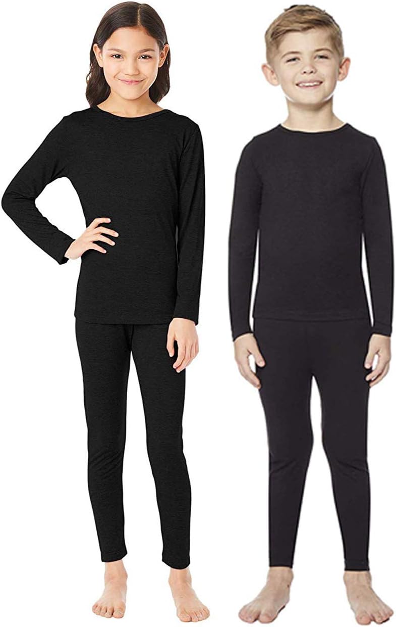 32 Degrees Kids Heat Base Layer Long Sleeve Crew Neck Legging Set