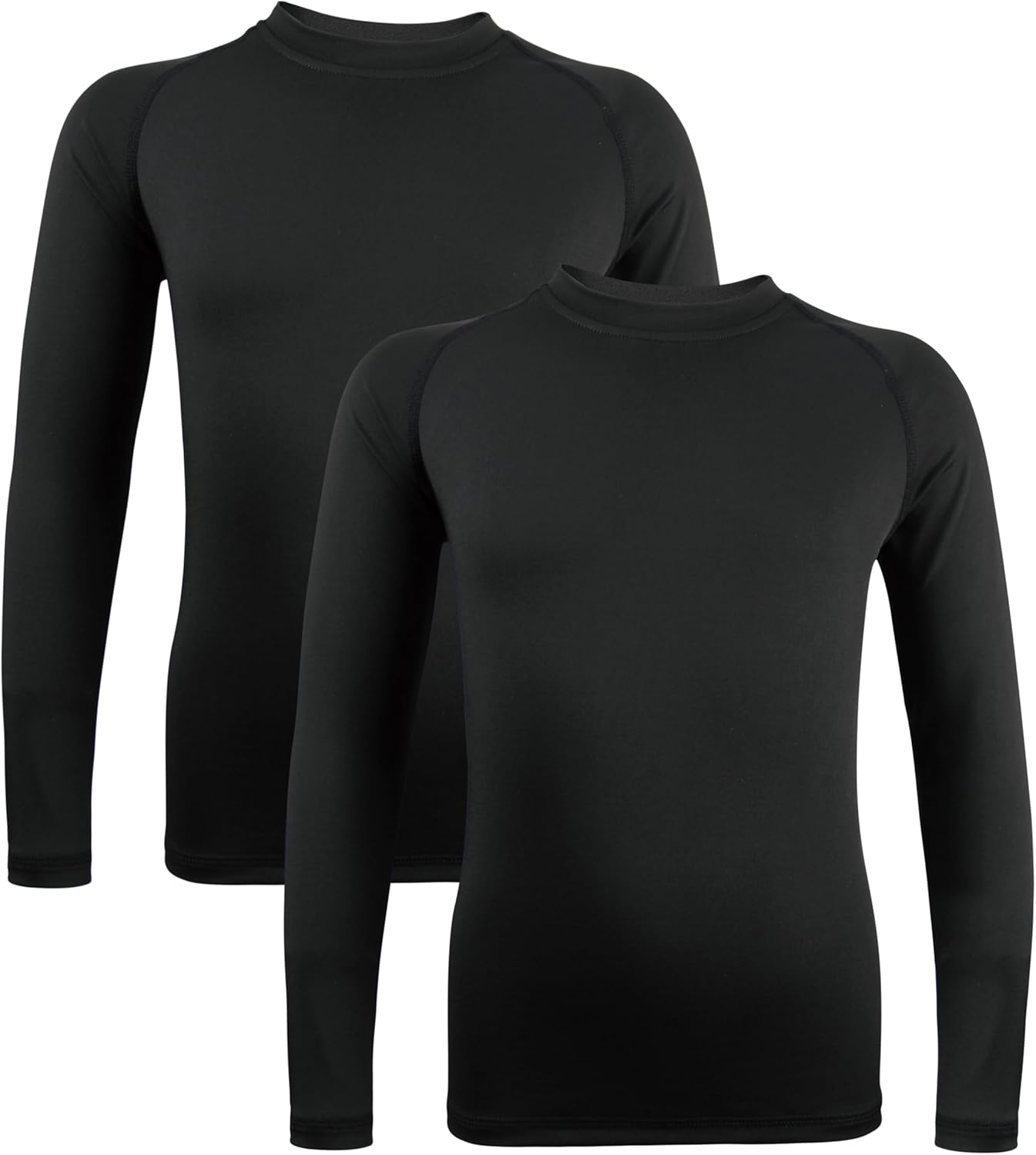 Runceptual Boys Girls Compression Shirt Moisture Wicking Stretch Performer for Youth Sports