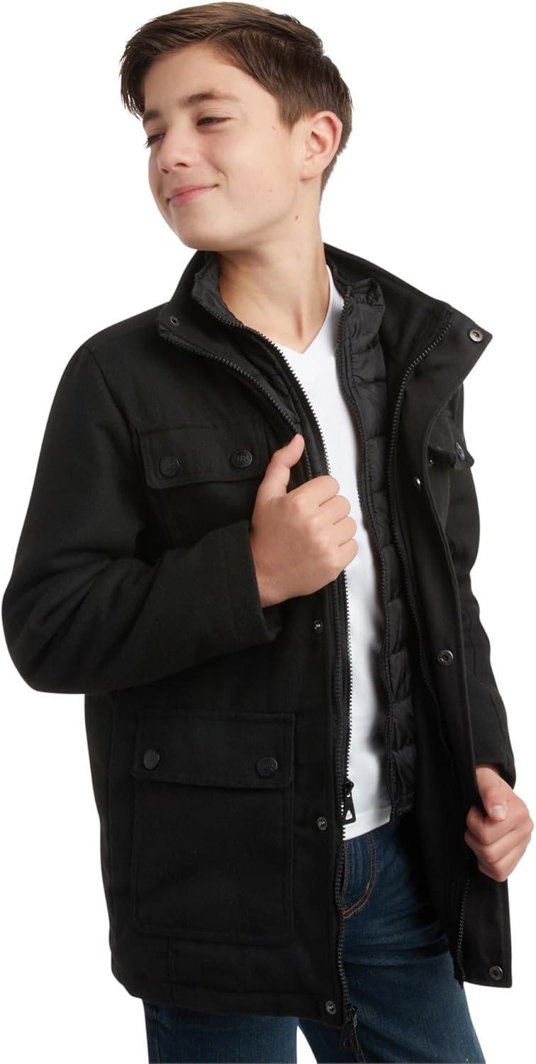 Warm Stylish Boys Wool Dress Coat circulating Your Fashionable Winter Look