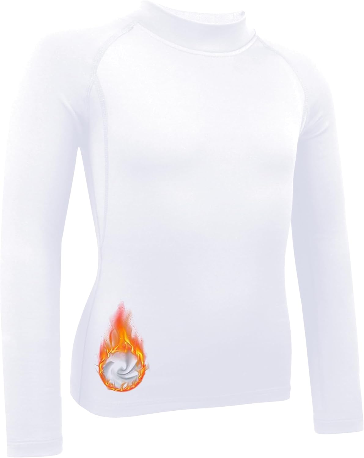 Youth Boys Compression Thermal Undershirt - Lightweight Base Layer