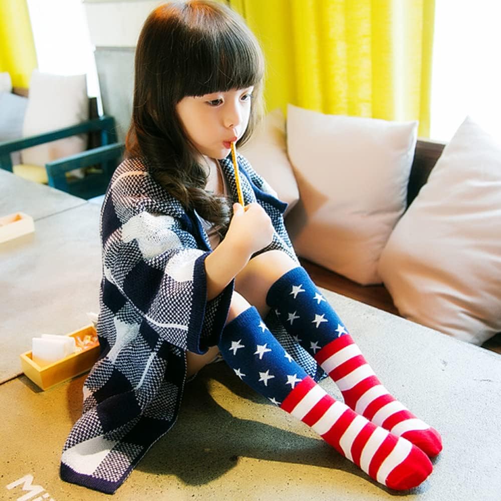 Perfect for Kids USA Flag Socks