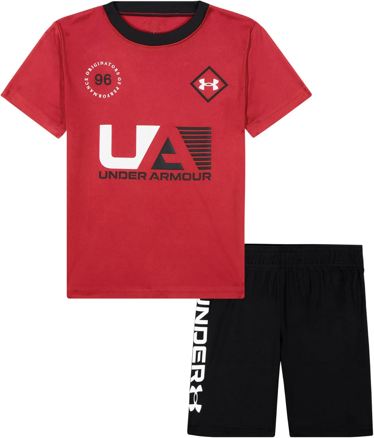 Under Armour Boys T-shirt Shorts Set - Lightweight Breathable