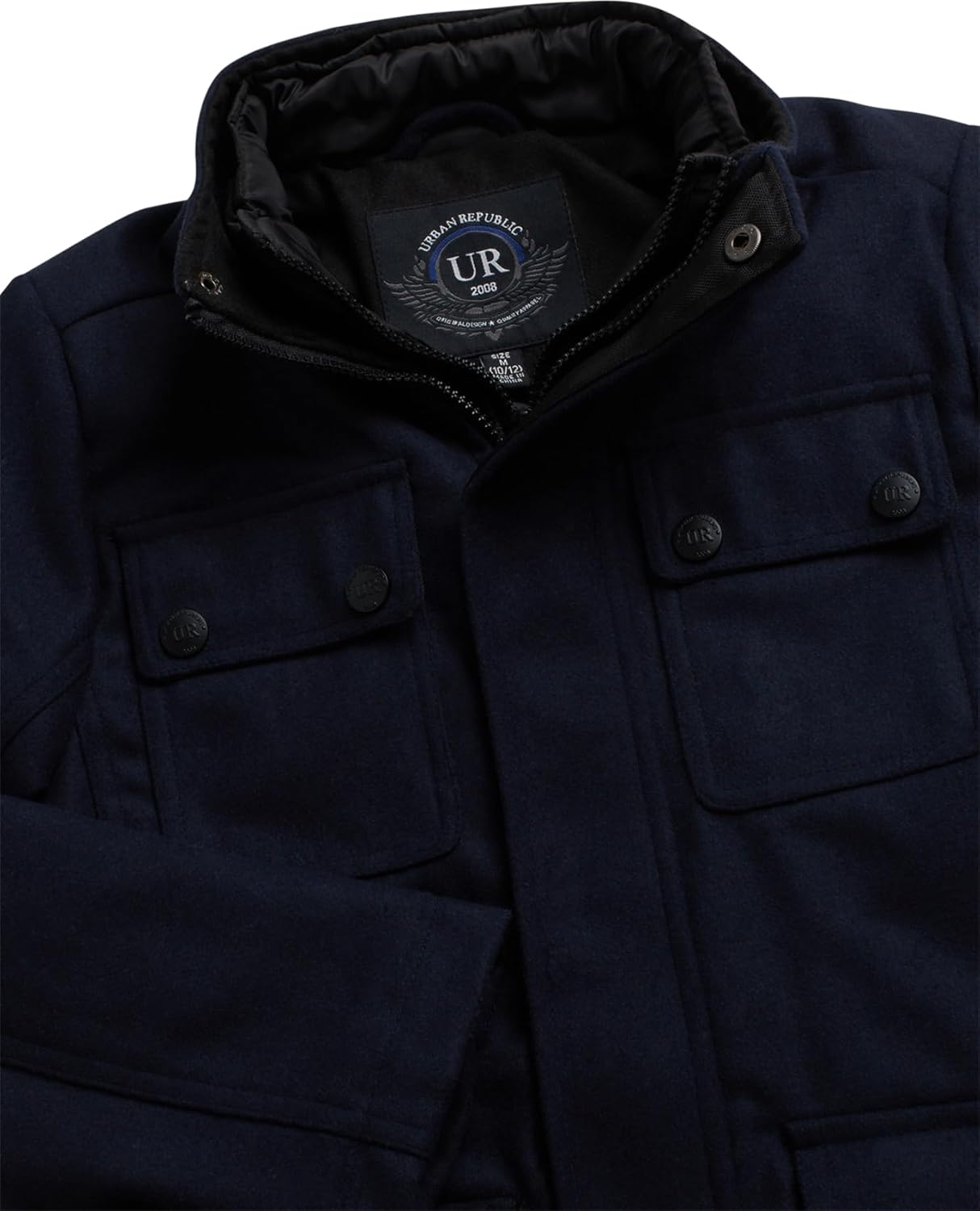 Warm Stylish Boys Wool Jacket