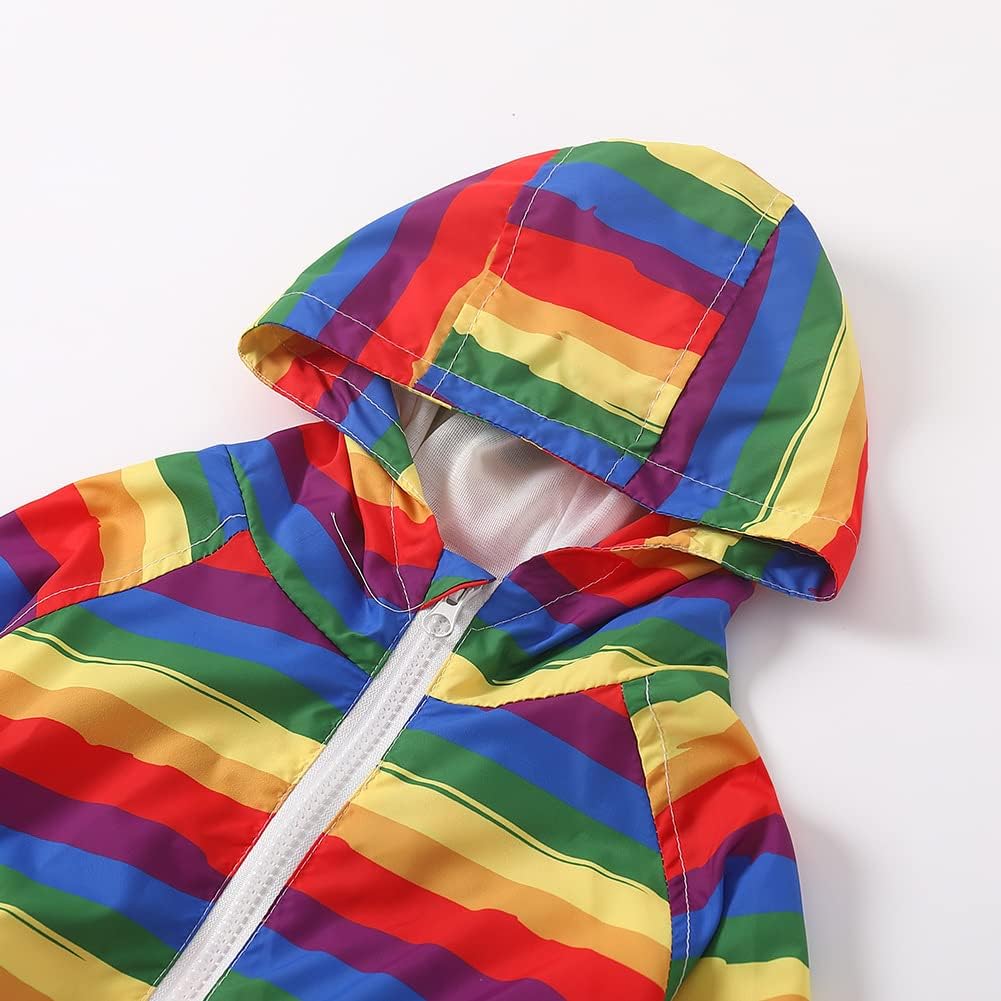 WELAKEN Lightweight Jacket Boys Girls Print Water-Resistant Outreach
