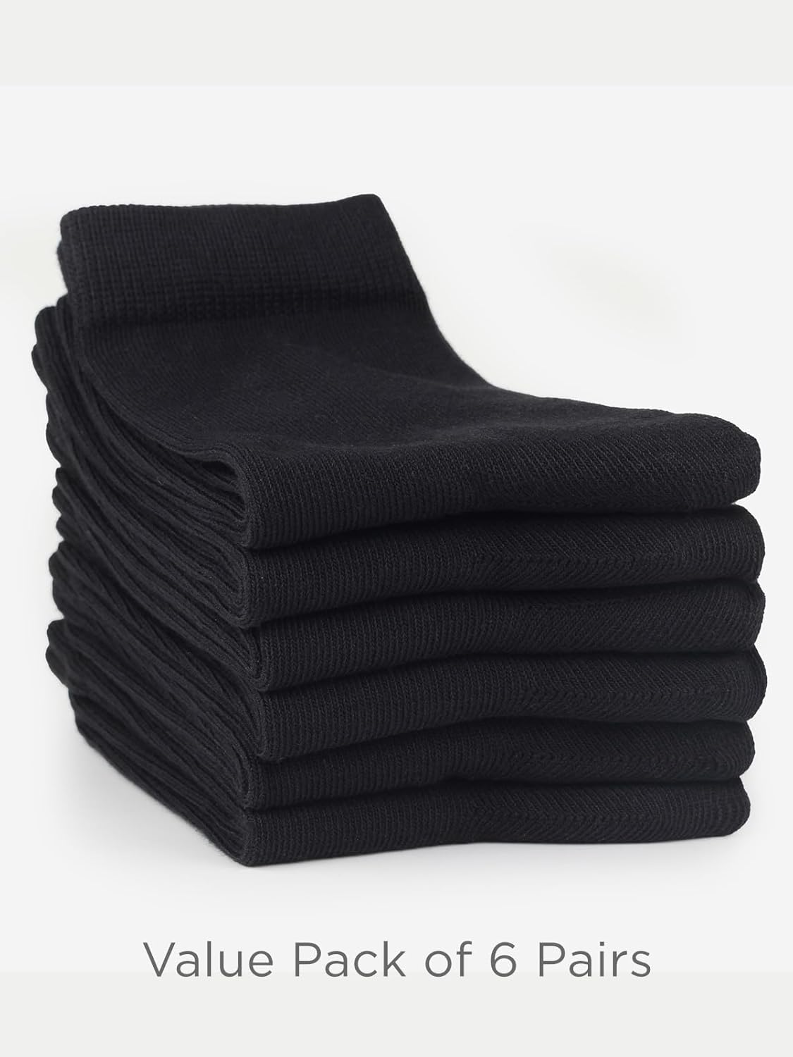 COTTON DAY Unisex Kids Soft Cotton Crew Socks 6 Pack
