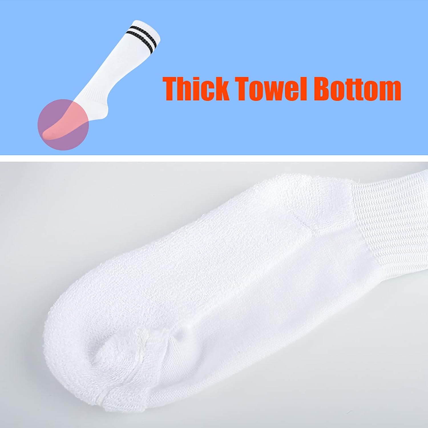 urable Soccer Socks for Kids - Reinforced Durable and Comfortable