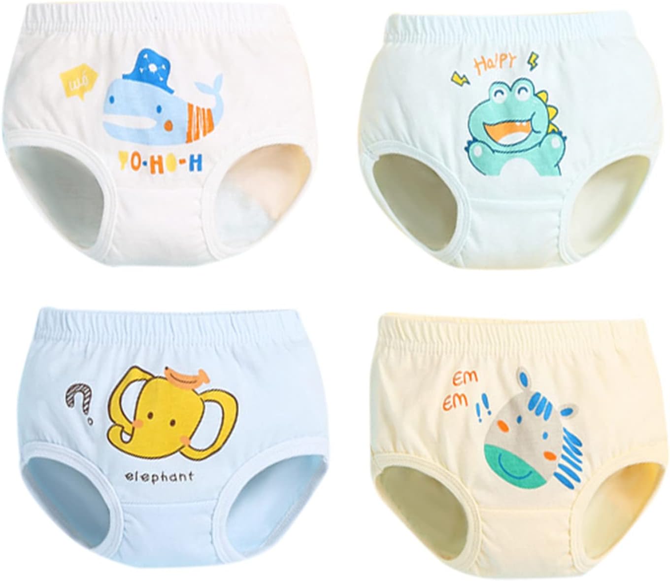 Baby Boys Cartoon Cartooners Loomers Underwear 4PCS