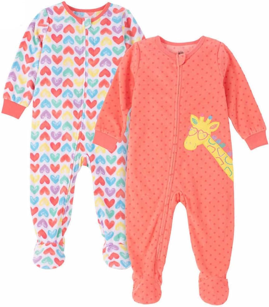 Kids 2-Pack Footed Blanket Sleeper