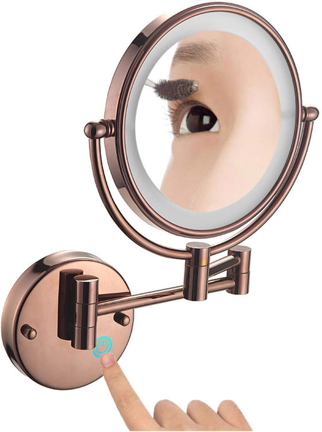 AMHIL Makeup Mirror - Extendable 360-Degree Bathroom Vanity Mirror