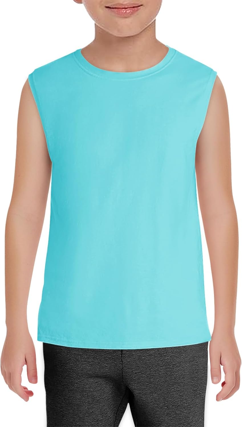 Haloumoning Boys Tank Top for 5-14-Year-Olds