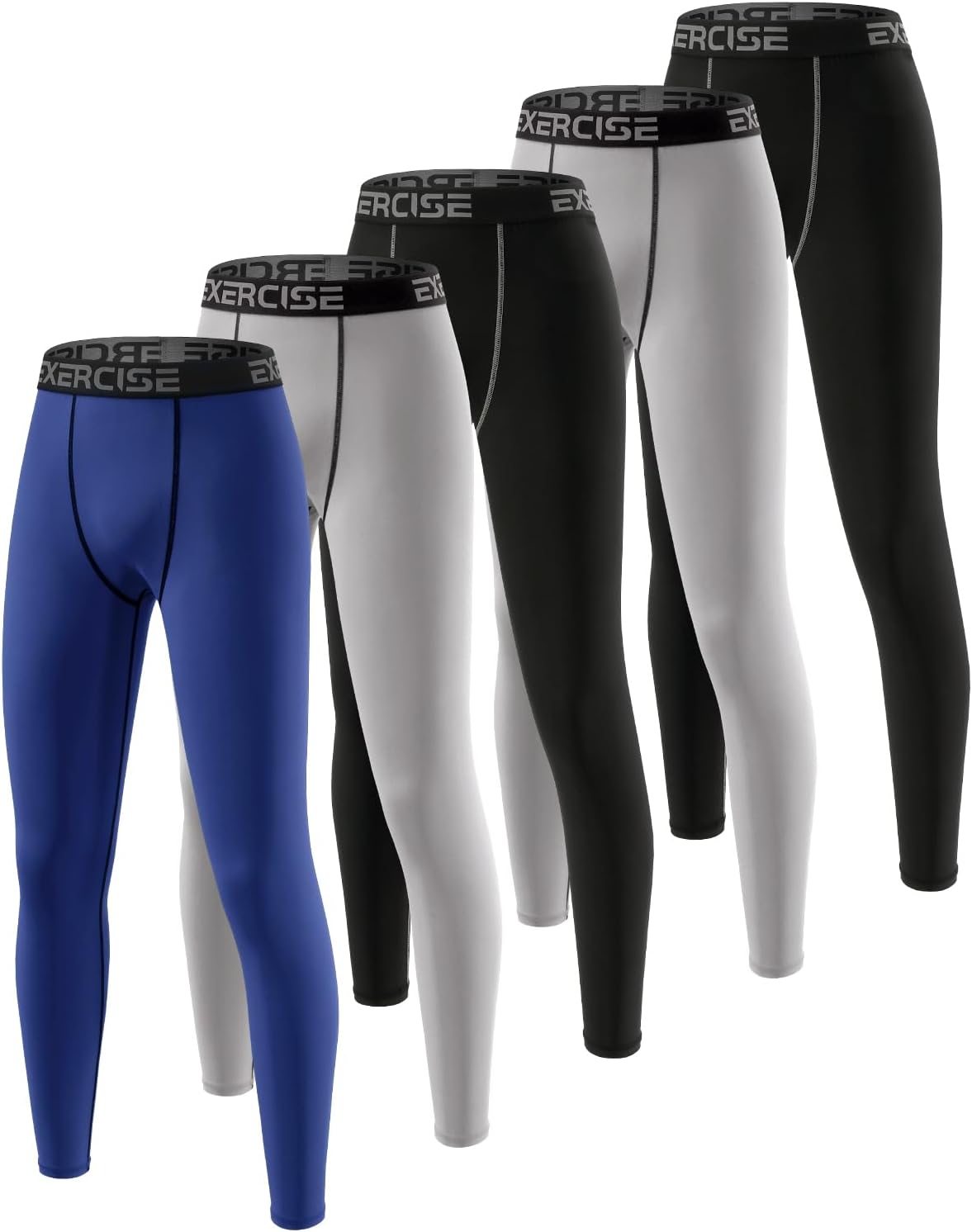 Youth Boys Compression Leggings for Sports - Attiqozi