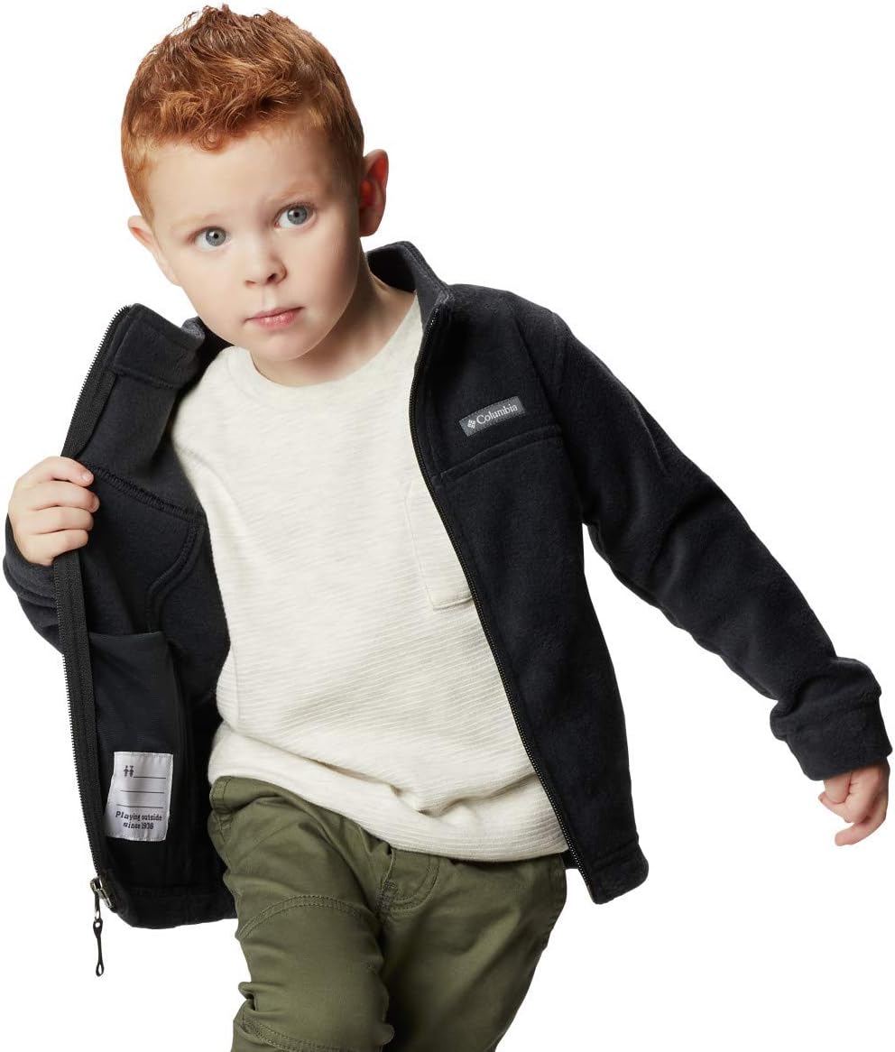 Columbia Boys Steens Mountain II Fleece Jacket Warm Stretchable and Perfect for Outdoor Activities