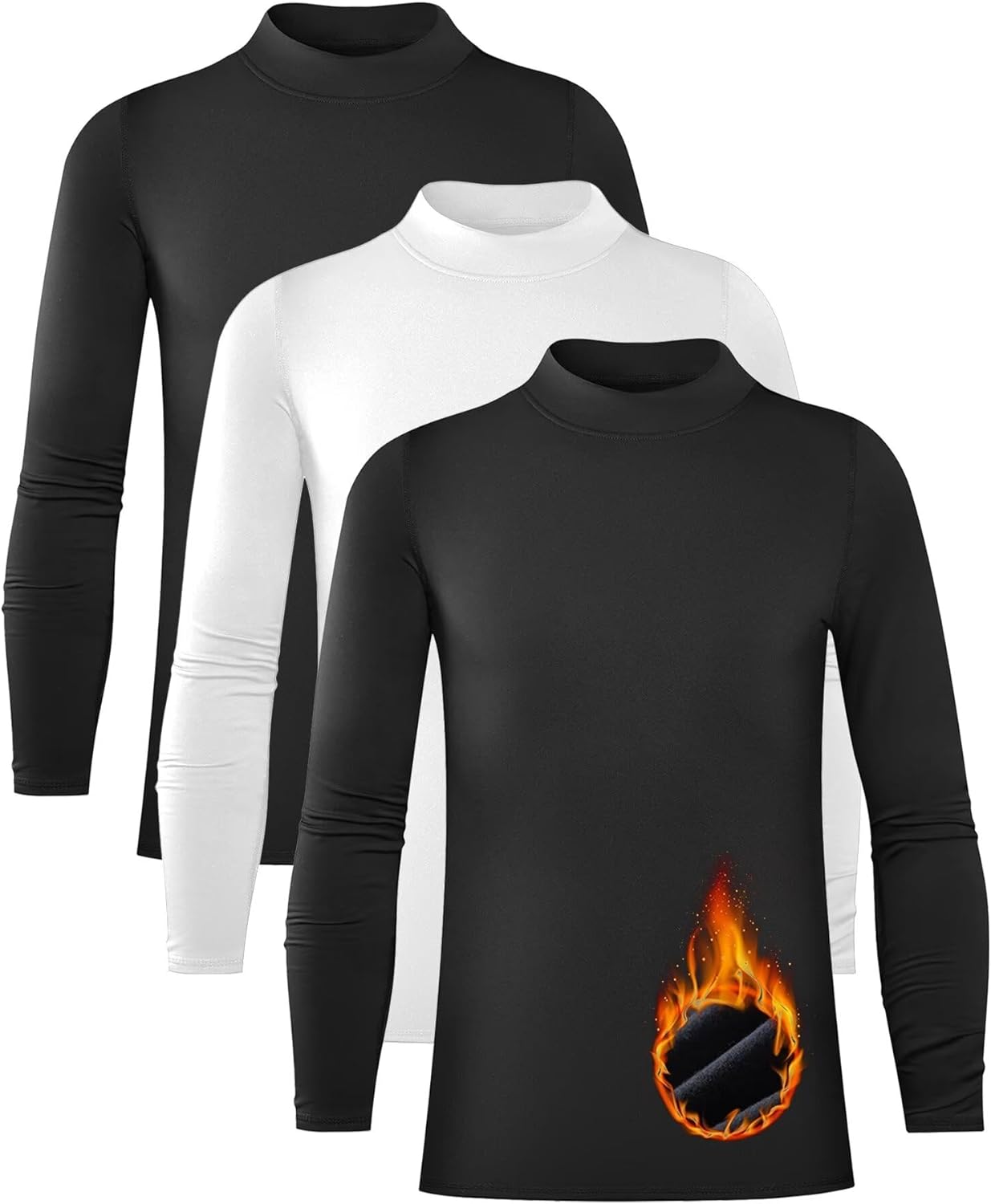 Roll Out The Red carpet for the boys with Rolimaka 3-Piece Compression Thermal Shirts chilly multipack for sports