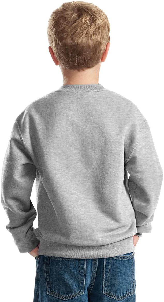TheJerzees Youth NuBlend Crew Neck Sweatshirt 562B Chocolate - in Style and Comfort