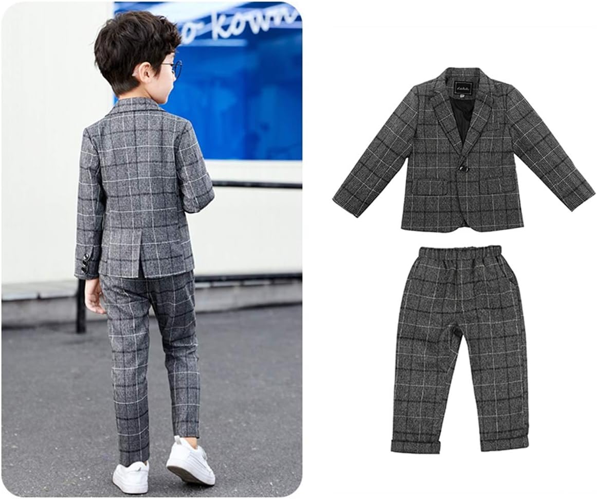 Plaid Boys Sport Coats 2-Piece Set