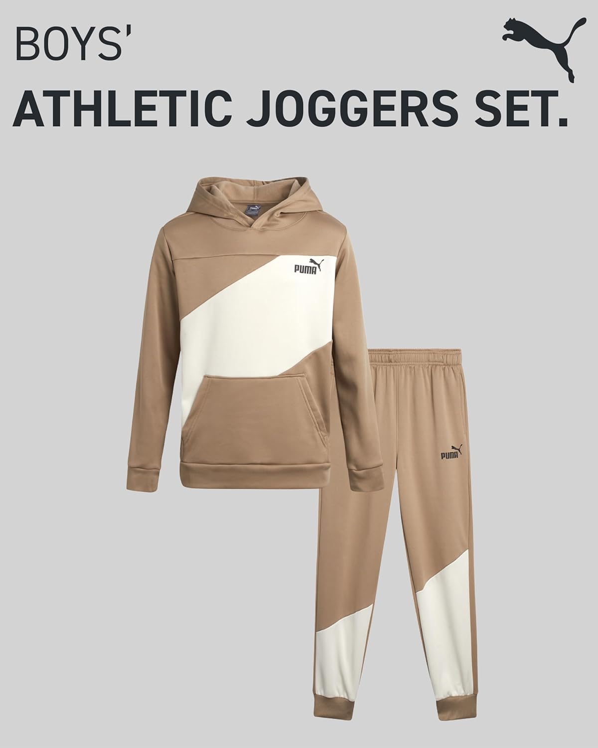 PUMA Boys Graphic Track Set Cozy Perfect and Charming 8-16
