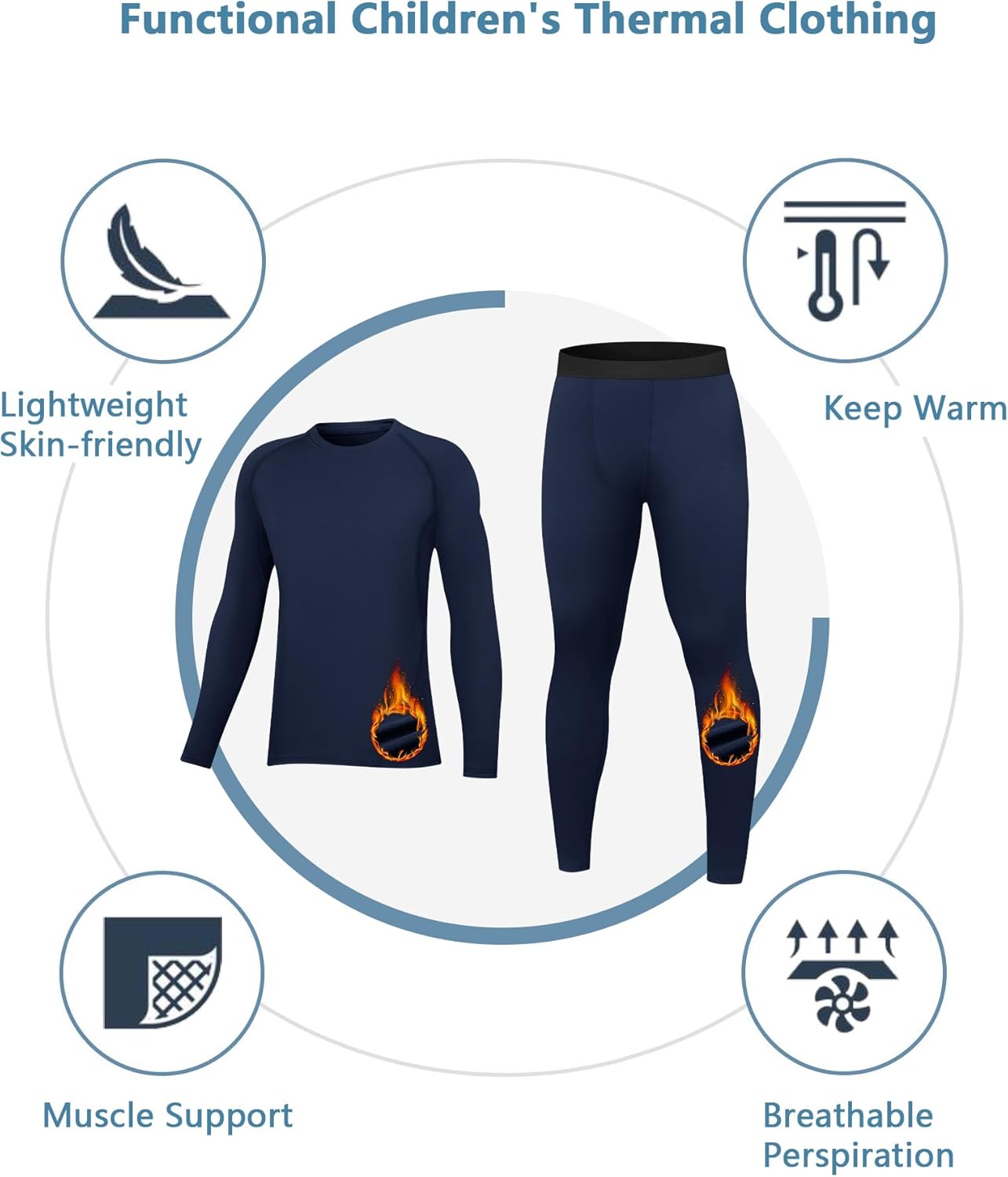 Thermal Set for Skiing Kids