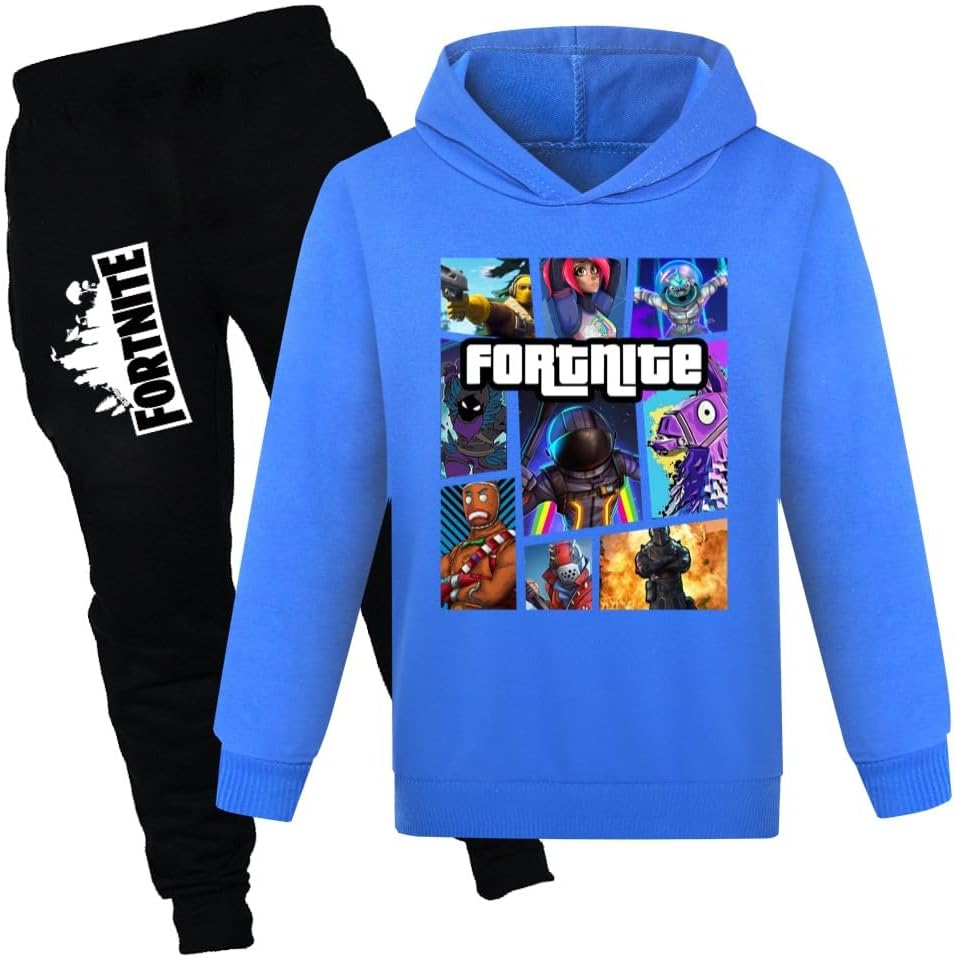 Stylish Kids Tracksuit Set Cotton Pullover Dessert for Boys Girls Ages 4-13