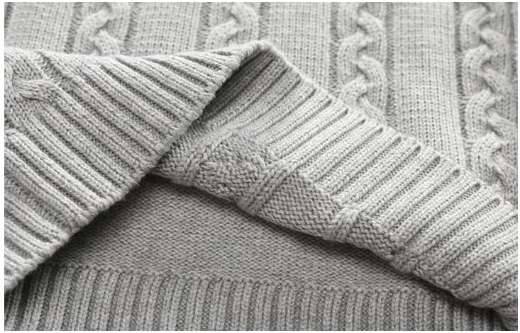 Achiyi Boys Cable Knit V-Neck Sweater Vest