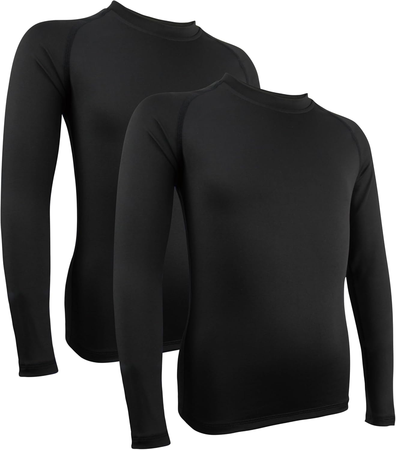 Runceptual Boys Girls Compression Shirt Moisture Wicking Stretch Performer for Youth Sports