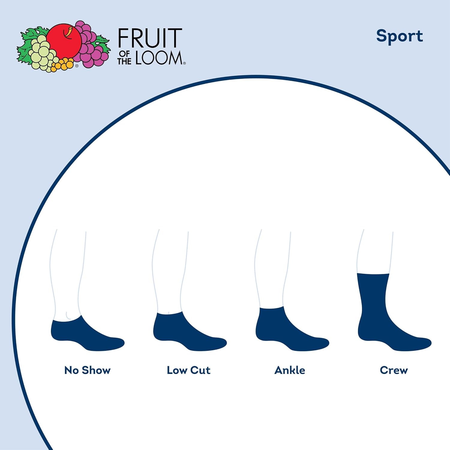 Fruit of the Loom Boys No Show Socks 10 Pack
