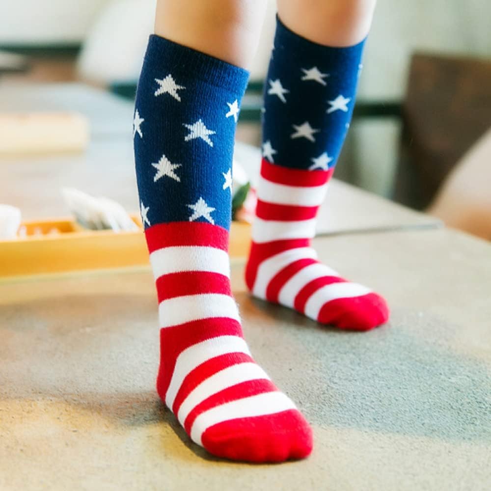 Perfect for Kids USA Flag Socks