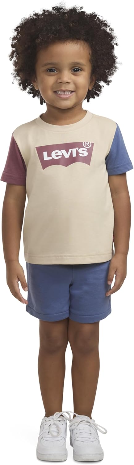 Levis Boys T-Shirt Shorts Set