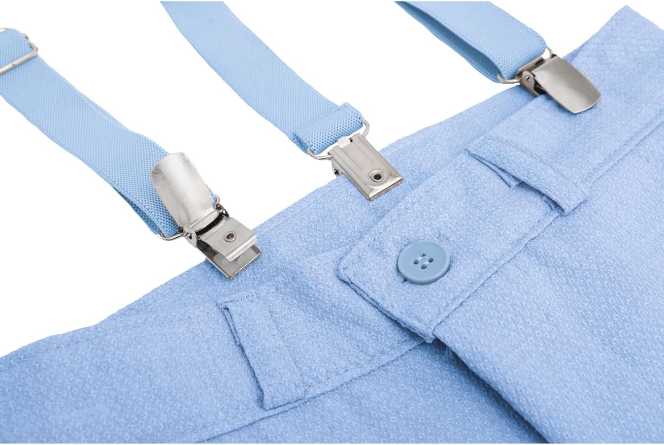 Lilax Boys Slim Fit Formal Pant Set 4-Piece Slimmer Durable Wardrobe Perfect for Weddings or Special Events