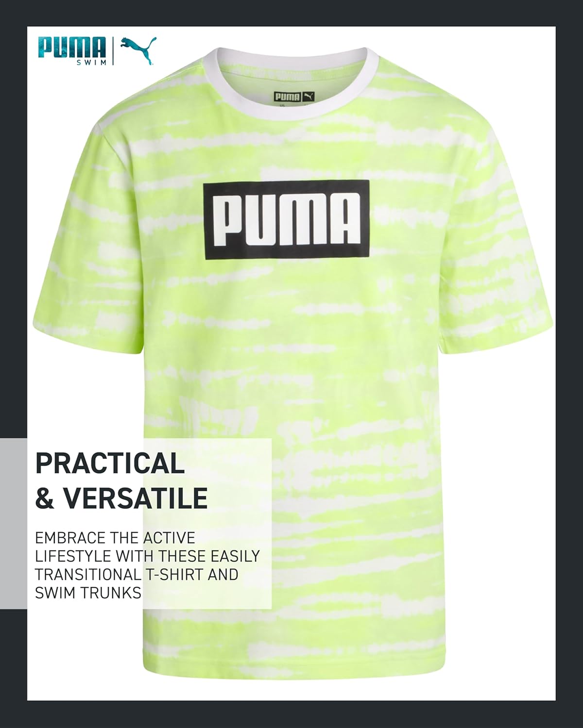 Versatile Swimming Set for Boysased on PUMA Design