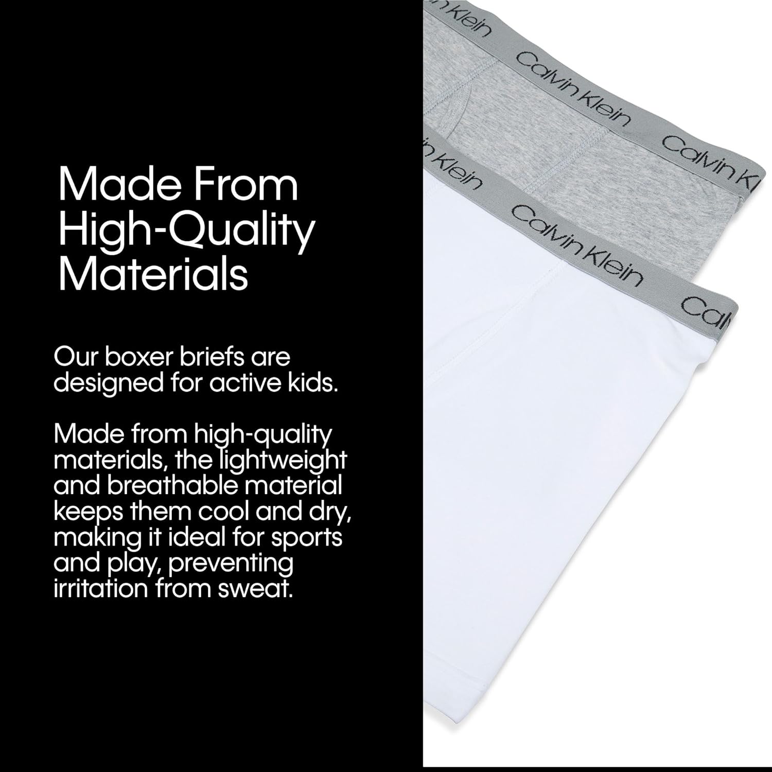 Buckle Up for Comfort Four-Packed Cotton Boxer Briefs for Boys