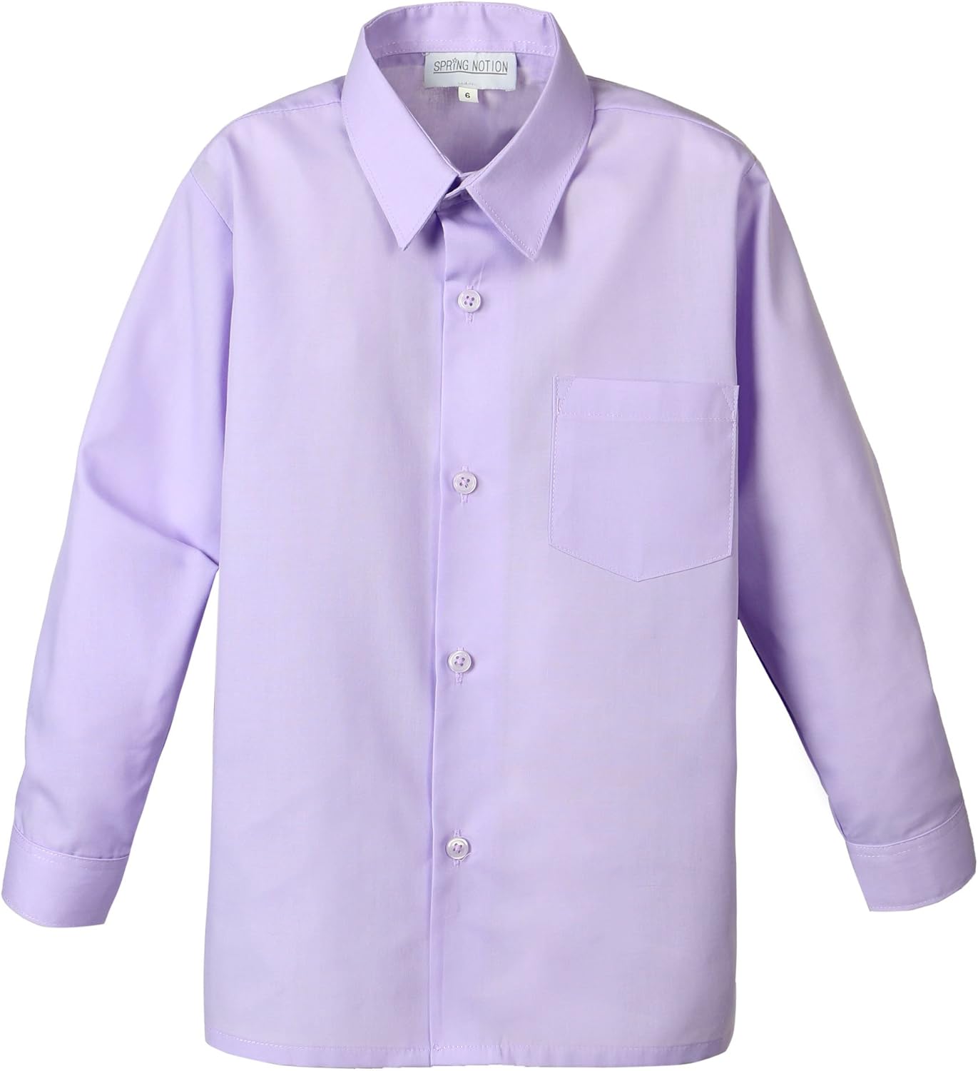 Spring Notion Boys Dress Shirt and Bow Tie Set - Coordinated and Stylish for Special Occasions