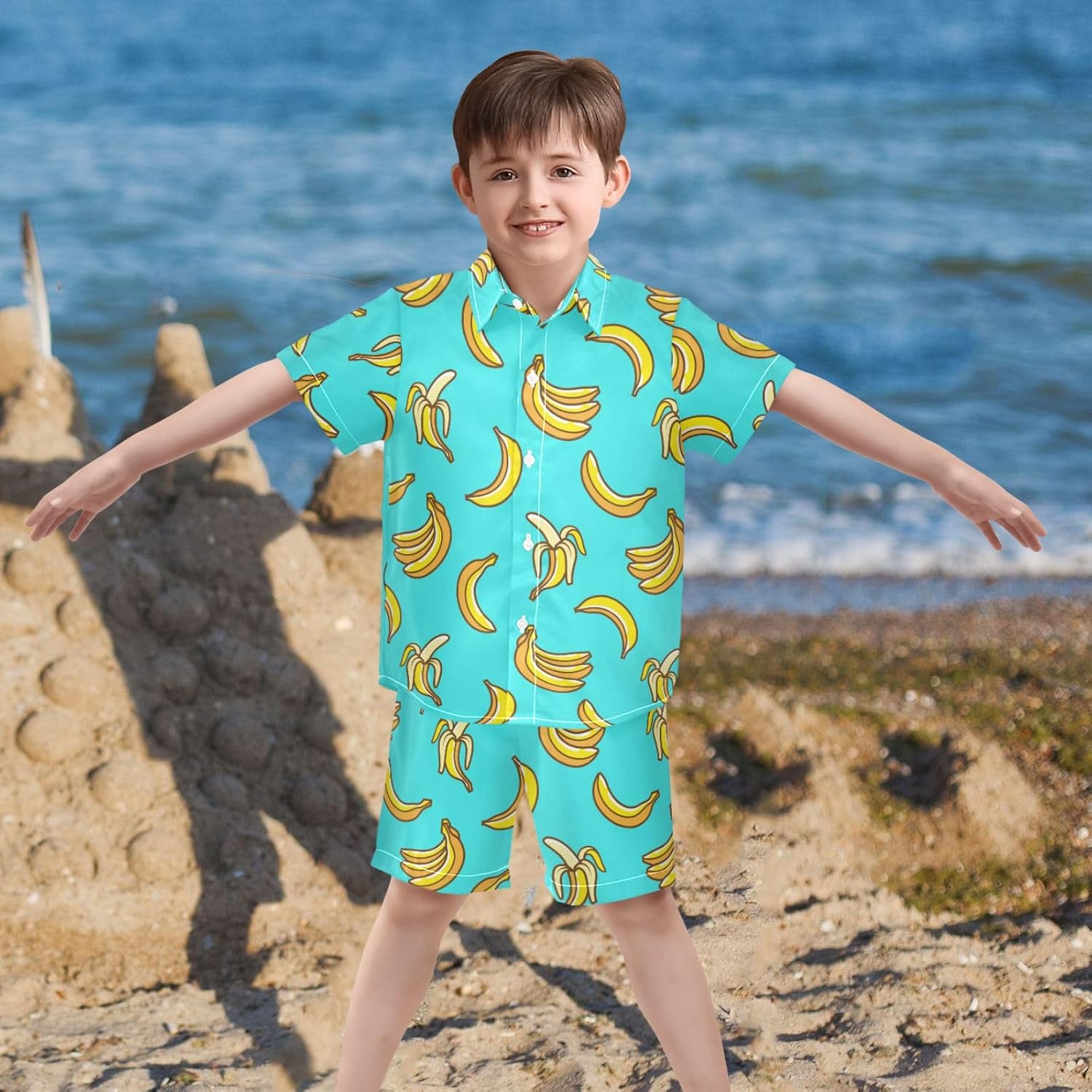 Hawaiian Summer t-shirt Set for Boys