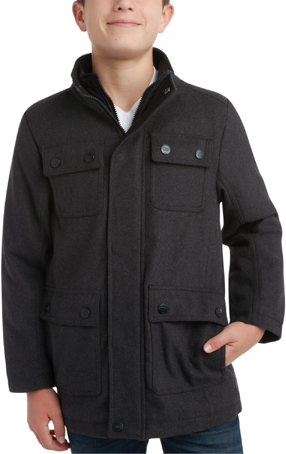 Warm Boys Wool Jacket City